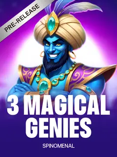 3 Magical Genies Slot mit Dschinni-Thema und Freispielen