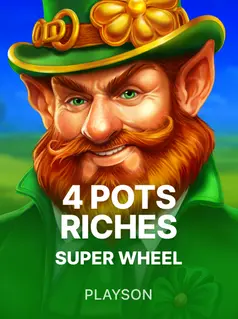 4 Pots Riches Super Wheel Slot mit Jackpot-Rad und Bonusrunden